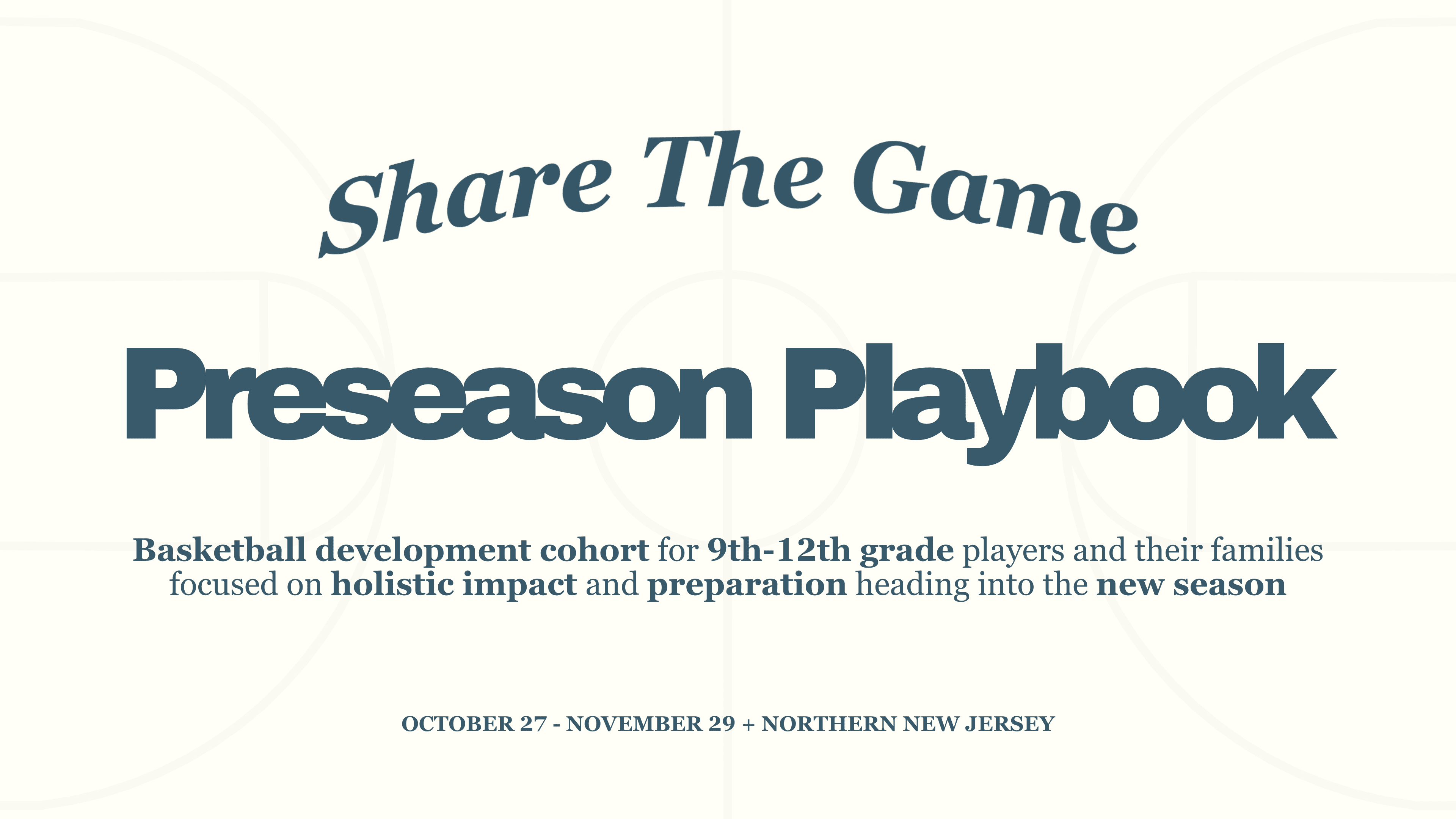 Share The Game Preseason Playbook